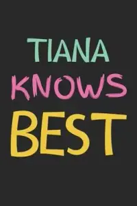 在飛比找博客來優惠-Tiana Knows Best: Lined Journa