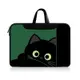 可愛黑貓全開合筆電包手提適用蘋果macbook15點6寸air13.3寸華為matebook聯想女14內袋pro保護套