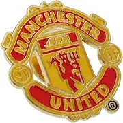 Manchester United FC Official Metal Football Crest Pin Badge