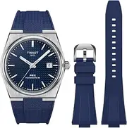 [REBANDACE] Strap for Tissot PRX Watch,Soft Liquid State Silicone Band for Tissot PRX Powermatic 80,12mm Men Women Replacement Bands for Tissot PRX Series Watch 40mm
