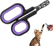 Cat Nail Cutter, Cat Nail Clippers, Metal Cat Claw Cutter - Small Round Hole Scissors Pet Anti-Injury Trimmer, Professional Care Tool Pet Supplies for Small Breeds