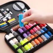 Sewing Kit Complete Set with Threads Needles Scissors Tape Measure Buttons and M