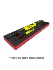 2pc Snap On Style TechAngle 1/4in & 3/8in Torque Wrench FOAM SET - CT TOOLS
