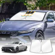 WindScreen Sun Shade for Hyundai i30 Sedan 2020-2025 Blocks UV Rays Foldable Custom Wind Screen Sun Visor Protector