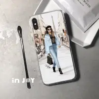 在飛比找博客來優惠-INJOYmall for iPhone SE2 巴黎女伶 