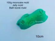 100g 3D Moon Cake Mold Pig Bath bombs Jelly mold- Khuon Trung Thu Heo Rau Cau