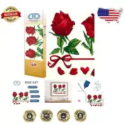 Therapeutic Floral Diamond Art Kit with Pre-Sorted DOTZ Gems & Soft Grip Stylus