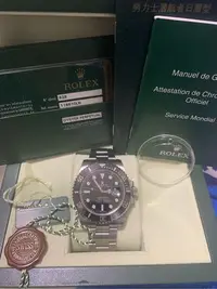 在飛比找Yahoo!奇摩拍賣優惠-Rolex 勞力士 Submariner 116610LN 