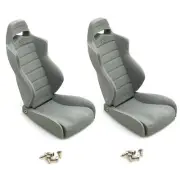 2 Seats Rubber Scale Gray For Axial Wraith 90018 RC Rock Crawler Truck Car
