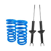 2 Rear HD STD Gabriel Ultra Strut Shocks + Lovells Springs for Honda Accord CA