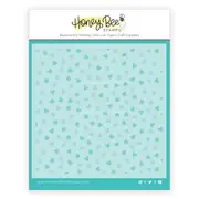 Honey Bee Scattered Hearts Layering (Set Of 2) Stencil