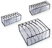 Under Organizer Sock Organizer Foldable D er Organizer Bra Organizer Storage Boxes for Under Socks Stockings Scarves Ties Bras Black