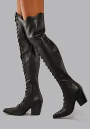 [Widow] Every Witch Way Thigh High Boots
