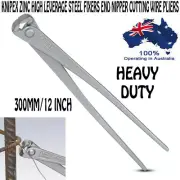 Knipex Zinc High Leverage 300mm (12in) Steel Fixers End Nipper Cutting Wire Plie