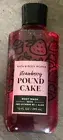 Bath & Body Works Strawberry Pound Cake Shower Gel Body Wash Soap Cleanser 10oz