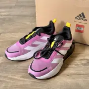 NEW in Box Adidas X Lego Tech RNR J Youth Sneaker Pink Size US 5.5/ 38 HP5885