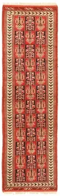 Vintage Hand-knotted Runner Rug 2'8" x 9'5" Traditional Wool Carpet