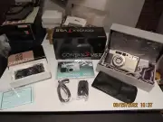 New Contax TVS 2 , Zeiss Sonnar 28-56mm 3.5/6.5, 35mm + Data Back New In Box.