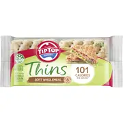 Tip Top Sandwich Thins Wholemeal Bread Bakery 6 pack