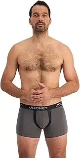 [Jockey] 2 x Mens Chafe Proof Pouch Black/Grey Underwear