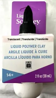 LIQUID SCULPEY POLYMER CLAY Translucent 2 oz Bottle New in Package