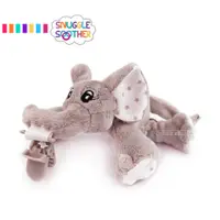 在飛比找PChome24h購物優惠-Snuggle史納哥安撫絨毛玩偶娃娃奶嘴夾-小灰象