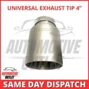 AKRAPOVIC EXHAUST TIPS 4 IN SAND BLASTED UNIVERSAL SILVER STAINLESS STEEL