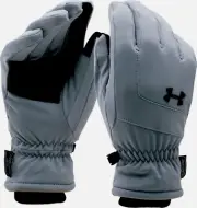 Under Armour men's Gore Windstopper grey winter Gloves size Small nwt