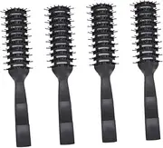 FOMIYES Scalp Sweep Detoxing Comb Massage Hair Brush for Women Plastic Hairdressing Styling Comb