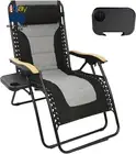Zero Gravity Chair Oversized XL Folding Recliner Lounge Chair 502Lbs Capacity La