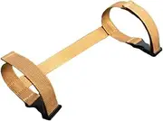 Zerodeko 1Pc Tie Down Strap for Outdoor Mats Fastening Belt for Beach Ground and Travel Use Easy to Install Practical Storage Brown