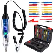 Test Light Probe Kit, 3-72V DC LED Digital Automotive Circuit Tester with Vol...