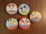 Disney Magic Towel Washcloth Lot of 5 Minnie Mouse Mickey Donald Pluto