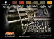 Lifecolor LFC-CS21 Diorama Rail Weathering Set
