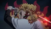 Anime kimetsu no yaiba rengoku kyoujurou sword boys Playmat Gaming Mat Desk