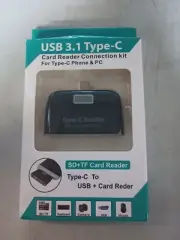 4 in 1 USB 3.1 Type C USB-C TF Micro SD OTG Card Reader For Macbook Phone Tablet