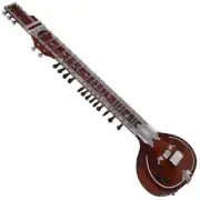 WOODEN HANDMADE ELECTRIC STRING INSTRUMENT SITAR INDIAN HIGH QUALITY WITH BAG
