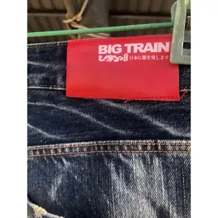 BIG TRAIN 墨達人 正版電繡大圖牛仔褲