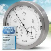 MAVORI 3in1 Weather Station Analog Barometer Hygrometer Thermometer Indoor Ø