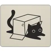 Cute Funny Cat Mouse Pad Cool Anime Square Mouse Pads