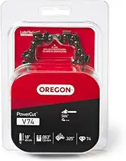 [Oregon] V74 PowerCut Replacement Chainsaw Chain for 18-Inch Guide Bars, 74 Drive Links, Pitch: .325", 063" Gauge, Fits Stihl Models with 18" bars and .325" Sprockets,Grey