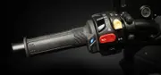 KOSO HG-13 Heated Grips Integrated Switch 130mm, white
