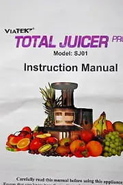 Viatek Total Juicer Pro #SJ01 Juice Extractor Stainless Steel Finish M3791