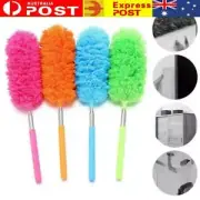 Small Microfibre Duster Cleaning Telescopic Handle Feather E4A9 NEW Brush лυ &^