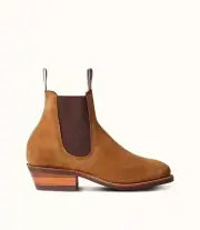 R.M. Williams Comfort Lady Yearling Suede Boot, Camel, Size 6