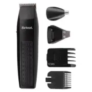Battery-Powered All-In-One Men's Grooming Kit, Beard Trimmer, Ear/Nose Trimmer
