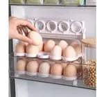 Flip-up Eggs Holder for Fridge Eggs Storage Container Fridge Organization