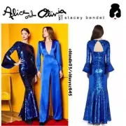 Alice + Olivia Jae Sequin Gown 6 NWT