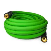 Sunneday Garden Hose 100' Drinking WaterSafe Kink Resistant Rubber StandardGreen
