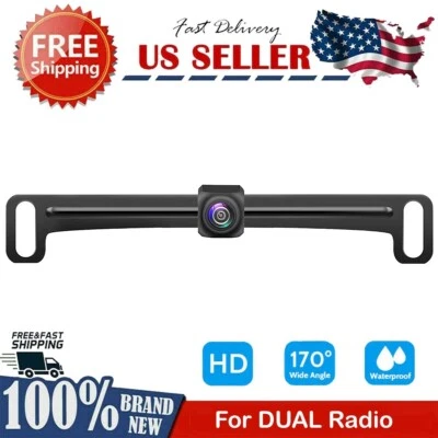 Backup Camera Rearview License Plate for DUAL DM90MIR